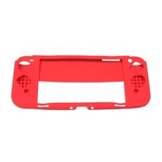 KJH NS-067 Custodia protettiva in silicone siamese per interruttore OLED (rosso)