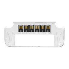 SND-481 Host Semi-Package PC Shell Protective Shell accomoda 6 carte da gioco per Switch OLED (trasparente)