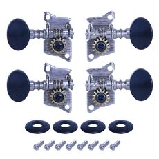 16 pezzi / set metallo ukulele tipo aperto tipo singolo set tuning link