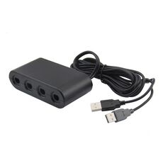 Maniglia GC per adattatore Wii U / PC / Switch Converter (nero)