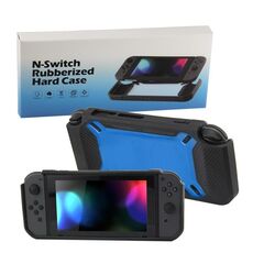 Coperchio posteriore antigraffio per interruttore Nintendo (nero + blu)