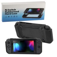 Cover posteriore antigraffio per interruttore Nintendo (nero + nero)