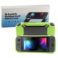 Cover posteriore antigraffio per interruttore Nintendo (verde + nero)
