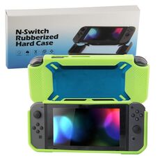 Cover posteriore antigraffio per interruttore Nintendo (verde + blu)