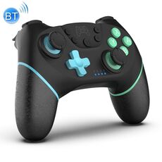 Gamepad Bluetooth wireless con programmazione a macroistruzione per Switch Pro, Colore del prodotto: SINISTRA BLU DEST VERDE