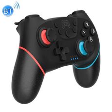 Gamepad Bluetooth wireless con programmazione a macroistruzione per Switch Pro, Colore del prodotto: Nero sinistro rosso