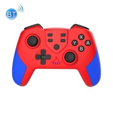T23 Macro Programmazione Maniglia Bluetooth wireless a sei assi con NFC per Switch Pro (Mary Red)