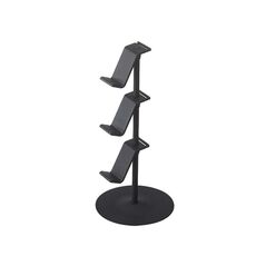 Gamepad Storage Rack Desktop Chack per cuffie per cuffie, Colore: 3 piani Nero