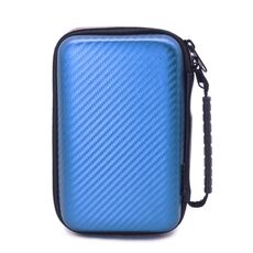 GHKJOK GH1818 Borsa protettiva per console di gioco in EVA per Nintendo 3DS XL (blu)
