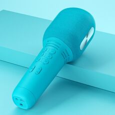 K9 Wireless Bluetooth Microfono Cellulare Canta Microfono (Blu)