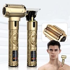Set di coltelli da barba per taglio di capelli da uomo 2 in 1