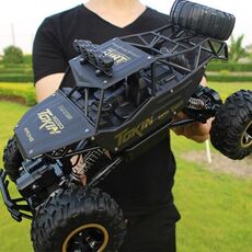 2,4 GHz 4WD Doppio Motors Fuori-Road Arrampicata auto Telecomando Veicolo Telecomando, Modello: 6026 (nero)