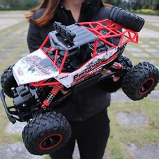 2,4 GHz 4WD Doppio Motors Off-Road Arrampicata auto Telecomando Veicolo, Modello: 6266 (rosso)