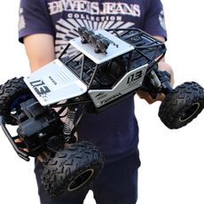 2,4 GHz 4WD Doppio Motors Off-Road Arrampicata auto Telecomando Veicolo Telecomando, Modello: 6141 (Argento)