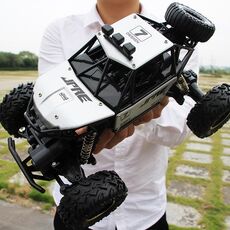 2,4 GHz 4WD Doppio Motors Fuori-Road Arrampicata auto Telecomando Veicolo, Modello: 6241 (Argento)