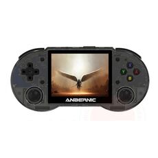 ANBERNIC RG353P Console di gioco portatile Schermo da 3,5 pollici Sistema Android Linux 16G + 256G (Nero)