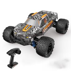 9000E 1:14 Auto ad alta velocità 4WD con telecomando a scala completa (nero graffiti)