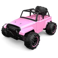 9304E Auto ad alta velocità 4WD con telecomando in scala 1:18 (rosa)
