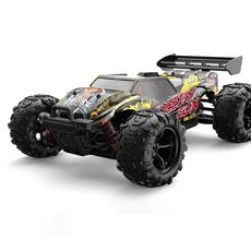 9307E Auto ad alta velocità 4WD con telecomando in scala 1:18 (nero giallo)
