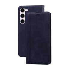 Per Samsung Galaxy S23 5G Custodia per telefono in PU con vibrazione orizzontale magnetica aziendale smerigliata (nero)