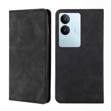 Custodia in pelle magnetica per vivo S17 5G / S17 Pro 5G Skin Feel (nera)