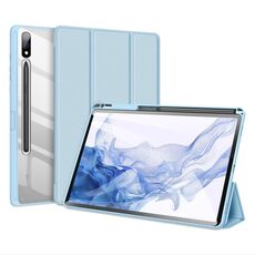 Custodia per tablet in pelle antiscivolo per Samsung Galaxy Tab S9+ DUX DUCIS TOBY Series con funzione Sleep / Wake-up (blu)