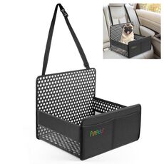 FunAdd Tappetino Impermeabile Antisporco per Cestino per Auto per Cani da Compagnia Traspirante e Pieghevole (Nero)