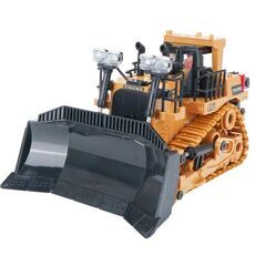 Mofun 1046 2.4G telecomando a nove canali veicolo di ingegneria 1:24 multi-funzione cingolato bulldozer pesante