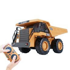 MoFun 1048 2.4G telecomando a nove canali veicolo da costruzione per carichi 1:24 dumper per camion da miniera multifunzione