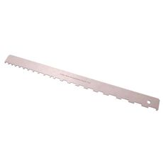 GNR2 Righello per manico per basso di misurazione in acciaio inossidabile, stile: denti singoli