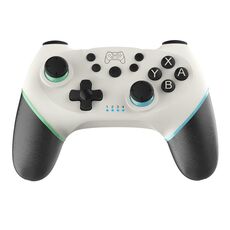 Gamepad Bluetooth wireless somatosensoriale vibrazione a 6 assi per interruttore (blu verde)