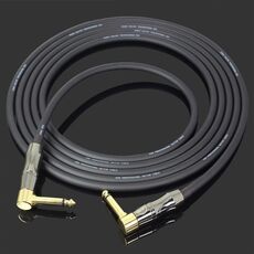 Cavo audio della tastiera del cavo della chitarra di KGR, specifica: 1m (doppio jack del gomito)
