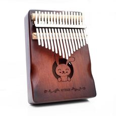 Design radiante a 17 toni Piano portatile (luna con coniglio)