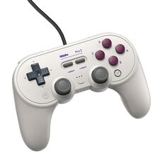 8bitdo pro 2 gamepad cablato per switch (bianco)