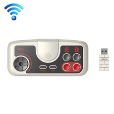 8BITDO PCE2.4G Gamepad wireless per interruttore (grigio chiaro)