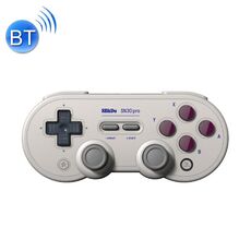 8BITDO SN30PROG VIBRAZIONE Burst Somatosensory Wireless Bluetooth Gamepad per interruttore (grigio chiaro)