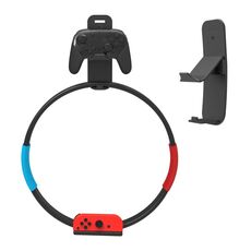 JYS JYS-NS243 per interruttore, anello fitness, host, maniglia per cuffie, portaoggetti da appendere a parete (nero)