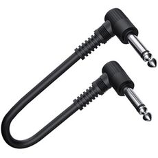 Linea di effetti per chitarra elettrica per strumento audio a blocco singolo, lunghezza del cavo: 30 cm (nero)