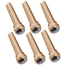 6 PZ Chitarra Immersione Cappucci Per Chitarra Citrimine Di Rame Puro, Stile: Big Diamond (Nero)