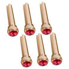 6 PZ Chitarra Immersione Cappucci Per Chitarra Citrimine Di Rame Puro, Stile: Big Diamond (Rosso)
