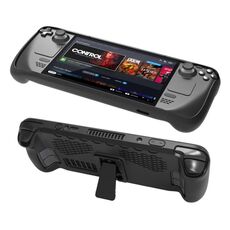 Custodia in TPU portatile JYS per Steam Deck + adesivo pulsante touchpad