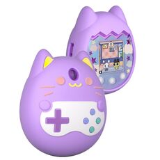 Per Tamagotchi pix Custodia protettiva in silicone per animali domestici elettronici (viola)