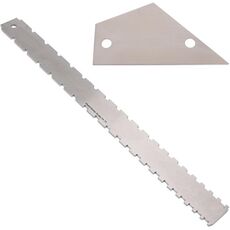 Righello per manico per chitarra basso di misurazione in acciaio inossidabile GNR3, stile: doppio dente + righello di livellamento
