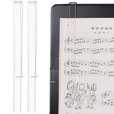 1 paio PJ1226 Spettro musicale Clipplane Tablature Clip Musica Song Clip (trasparente)