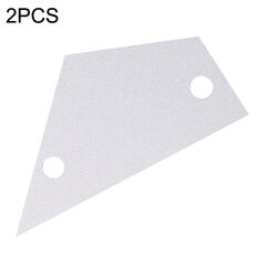 2PCS Righello di livellamento in alluminio argento Righello di misurazione per la riparazione della chitarra Strumenti