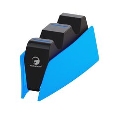 HONCAM Per PS5 Caricabatterie Gamepad Caricatore Dual Dock (blu)