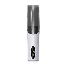 Parrucchiere elettrico impermeabile per bambini a basso rumore ricaricabile Push Clipper, specifica: versione digitale bianca