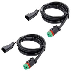 Adattatore presa connettore femmina DT impermeabile IP67 da 2 pezzi, stile: 1 in 1 stile esteso