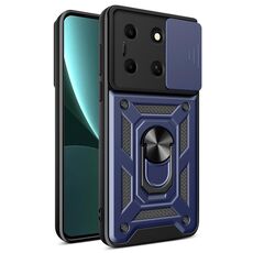 Per Infinix Note 30i Custodia scorrevole per fotocamera Design TPU + Custodia per PC (Blu)