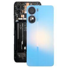Per la copertura posteriore della batteria di design ZTE Blade V40 (blu)